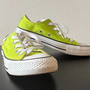 Lime Green Converse Sneakers